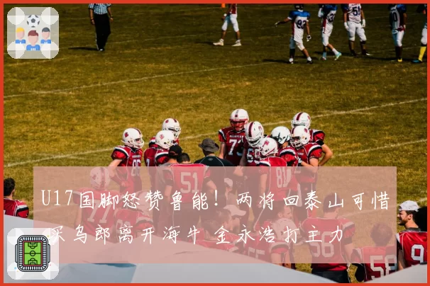 U17国脚怒赞鲁能！两将回泰山可惜 买乌郎离开海牛 金永浩打主力