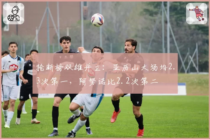 抢断榜双雄并立:亚历山大场均2.3次第一,阿努诺比2.2次第二